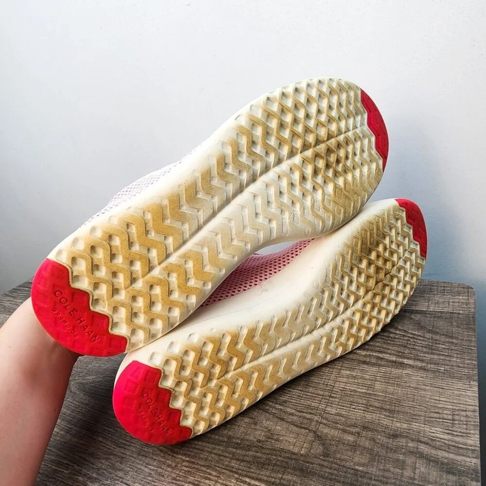 Cole Haan Zerogrand‎ Women's Pink White Star Mesh Sneakers Athletic Shoes 9.5 - Picture 7 of 7